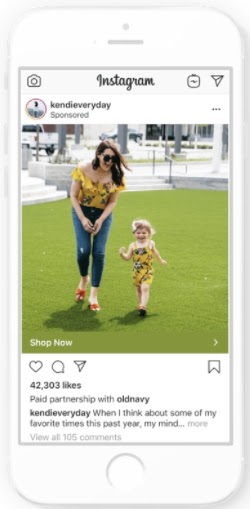 Instagramのブランドコンテンツ広告