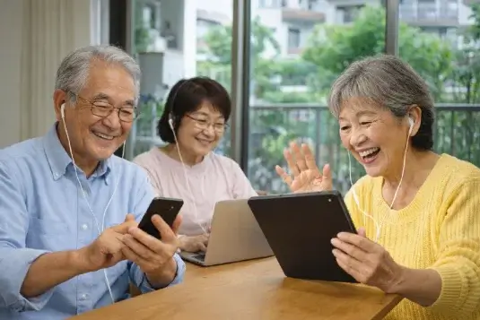 超高齢社会を支える新たな社会基盤 シニアのデジタル活用とオンライン参加の可能性