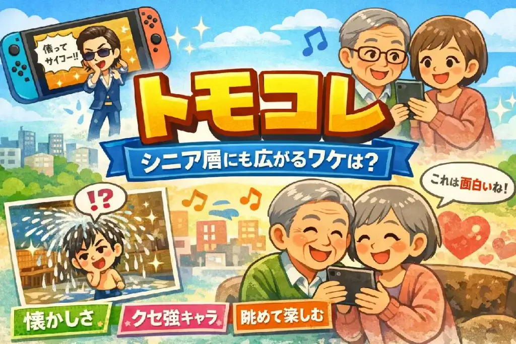 トモコレ新作で再燃する“見て楽しむゲーム”　シニア層にも広がる理由とは