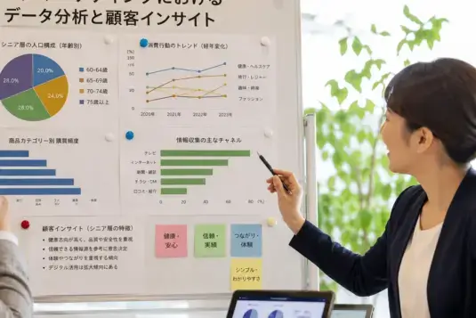 シニアマーケティングにおけるデータ分析と顧客インサイトの活かし方｜成果を出す企業が実践する5つの手法